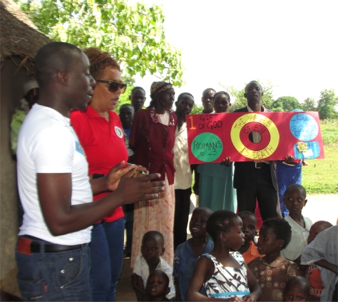 Lisa in Africa childrens evangelism