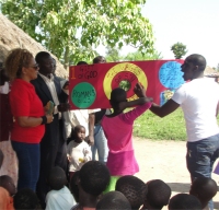 Lisa in Africa childrens evangelism