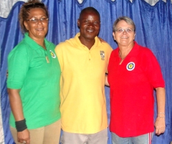 Lisa was able to meet Pastor David Cheni the KIMI Uganda leader