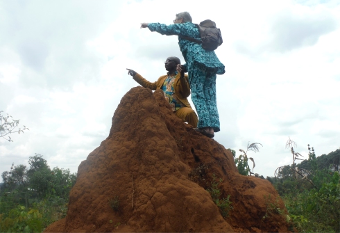 Rev Abraham Kisembo and Jenny at Hope Estate