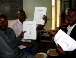The African Community Moringa Project was introduced to the Pastors in the Kasese Region, educational handouts were given out as well as children's Moringa colouring books.
