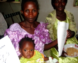 The African Community Moringa Project was introduced to the Pastors in the Kasese Region, educational handouts were given out as well as children's Moringa colouring books.