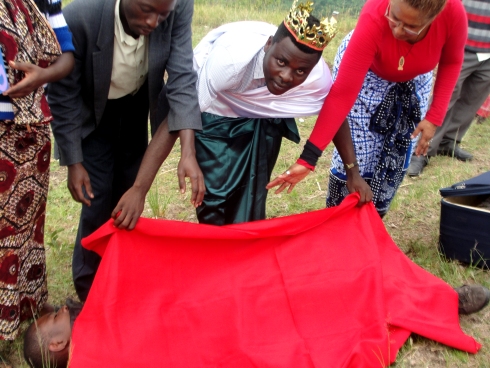 Lisa child evangelism on the mountain at Nyangrongo Full Gospel church