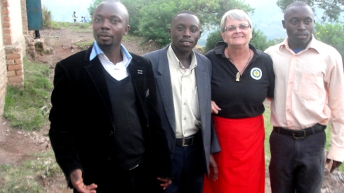 Jenny Tryhane on an Africa Mission Trip 2015 teaching Pastors seminar child evangelism and introducing the Moringa Community Project training