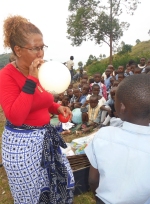 Lisa in Africa childrens evangelism