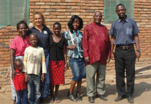 Lisa in Karongo Malawi in Africa