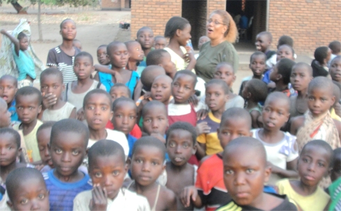 Lisa in Vuwa Malawi in Africa