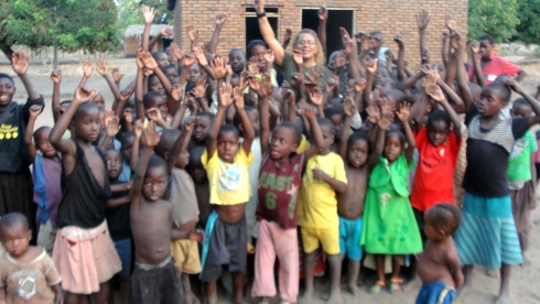 Lisa in Vuwa Malawi in Africa