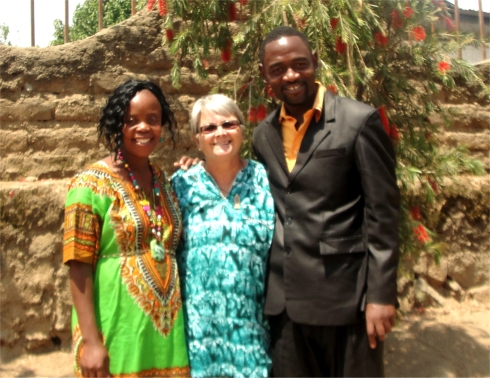 Jenny Tryhane on an Africa Mission Trip 2015 teaching Pastors seminar child evangelism and introducing the Moringa Community Project training