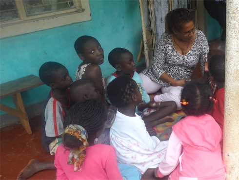 Lisa at Hope Child Care Centre