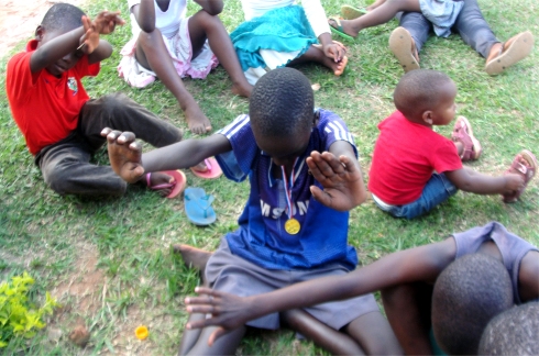 Jonathan at the Hope Child Care Centre