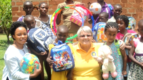 Jenny Tryhane on an Africa Mission Trip 2015 teaching Pastors seminar child evangelism and introducing the Moringa Community Project training