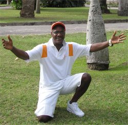 Brother Graham from Dr Creflo Dollar's World Changers Ministry visits  Codrington College