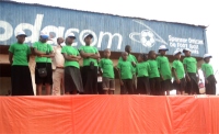 DR Congo Hope Children's Choir singing at the Beni crusade 2011. 