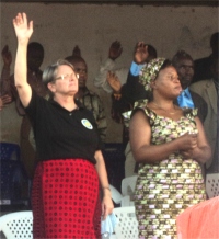 Once again she acted as Jenny's main translator in the three night of crusade, in particular during the 'Child Evangelism Outreach on Saturday afternoon..