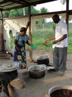 Rehabilitation camp for demobilized child soldiers in the outskirts of Beni in DR Congo