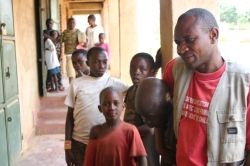 Rehabilitation camp for demobilized child soldiers in the outskirts of Beni in DR Congo