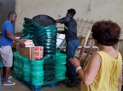 Love Packages donated to Dominica by Eagles Nest Ministries aimed at putting Christian literature and Bibles into the hands of people around the world