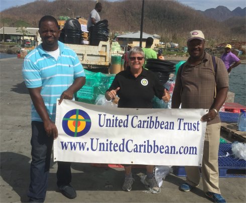 United Caribbean Trust partnering with The Living Room for Hurricane Maria relief aid to Dominica partnering with  Eagles Nest Ministries