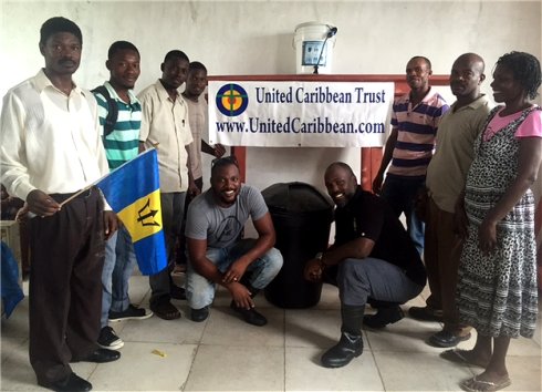 Haiti Mission trip Les Cayes water filter distribution to help survivors of Hurricane Matthew in Haiti with Sawyer filtered clean water as fears of an increase in cholera cases grow