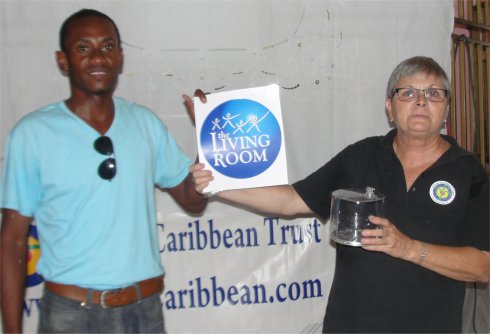 Living Room Haiti Development Fund distributing Luci Solar Lights Haiti Mission trip to Port au Prince