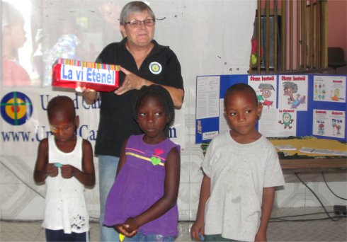 United Caribbean Trust Mission trip to Haiti introducing Follow Me childrens curriculum