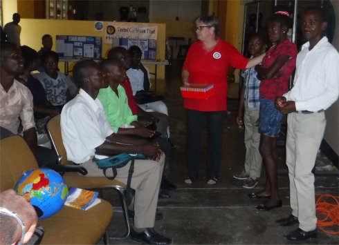 United Caribbean Trust Haiti Mission trip introducing Follow Me childrens curriculum