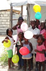 Kids Evangelism in the tent city