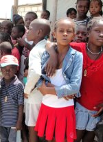 Kids Evangelism in the tent city