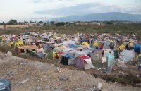 Following the January 2010 Haiti earthquake millions of people in Haiti are still living in tents 