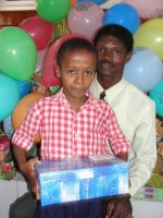 Bethesda school children receive their Make Jesus Smile shoeboxes