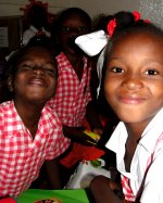 Bethesda school children receive their Make Jesus Smile shoeboxes