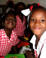 Bethesda school children receive their Make Jesus Smile shoeboxes