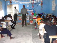The Rock church receive their Make Jesus Smile shoeboxes