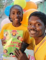 Make Jesus Smile shoeboxes being delivered to the children who were a part of our Summer  Teacher 
                    Training Camp.