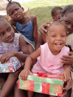 Make Jesus Smile shoeboxes delivered to Heart for Haiti