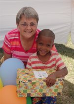 Make Jesus Smile shoeboxes delivered to Heart for Haiti
