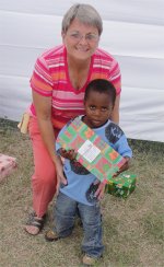 Make Jesus Smile shoeboxes delivered to Heart for Haiti