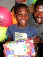 Make Jesus Smile shoebox at World Missionary Evangelism church 