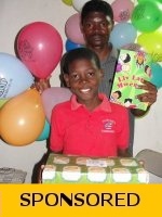 At last Pastor Banes was able to deliver the Make Jesus Smile shoeboxes to the children at his church.