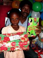 Make Jesus Smile shoeboxes distributed to Les Martinier Church of God in Haiti