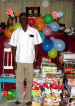 Make Jesus Smile shoeboxes distributed to Les Martinier Church of God in Haiti