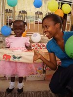 The Nazarene church in Goniave hosted this years Make Jesus Smile shoebox distribution