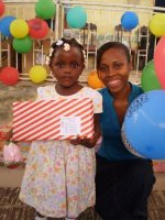 The Nazarene church in Goniave hosted this years Make Jesus Smile shoebox distribution