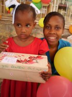 The Nazarene church in Goniave hosted this years Make Jesus Smile shoebox distribution