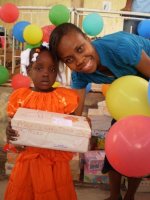 The Nazarene church in Goniave hosted this years Make Jesus Smile shoebox distribution