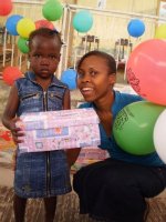 The Nazarene church in Goniave hosted this years Make Jesus Smile shoebox distribution