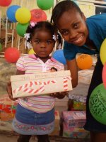 The Nazarene church in Goniave hosted this years Make Jesus Smile shoebox distribution