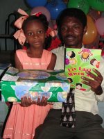 Torbeck Wesleyan church children receive their Make Jesus Smile shoeboxes