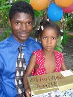 Bethel Assemblee Chretienne church in Torbeck receive the Deliverance Temple House of Prayer Make Jesus Smile shoeboxes